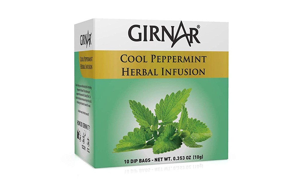 Girnar Cool Peppermint Herbal Infusion Tea   Box  10 pcs